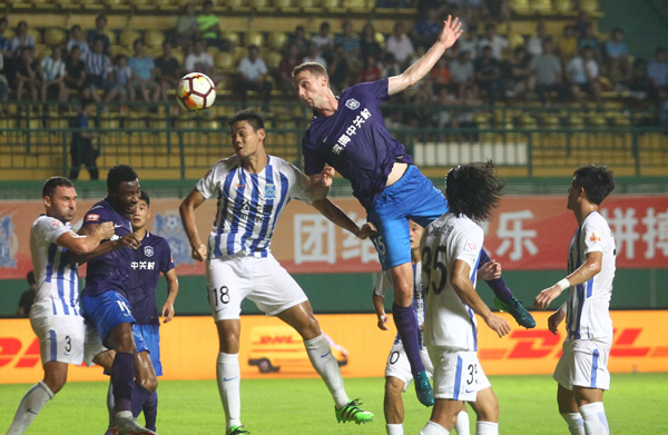 天津泰达客场逼平广州富力，保持稳定发挥的简单介绍